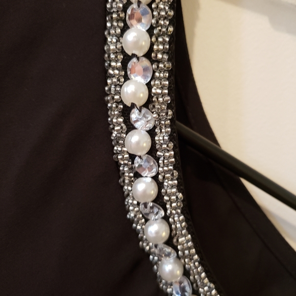 Chiffon Rhinestone Tank - Picture 3 of 4